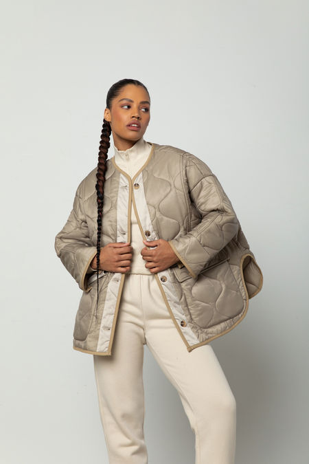Women's Maxi Quilt Detail Puffer Jacket | Boohoo UK