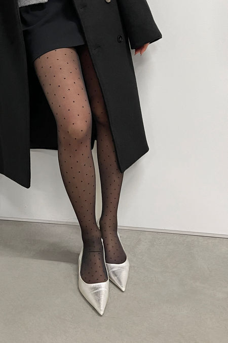 Sheer Patterned Tights