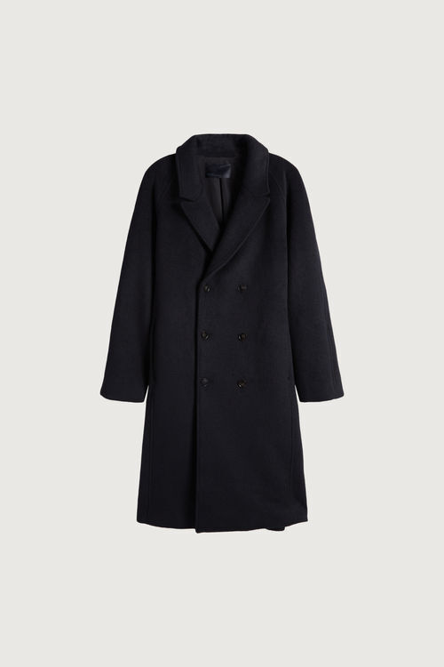 Men's Grey Long Wool Coat  Winter Overcoat In Canada