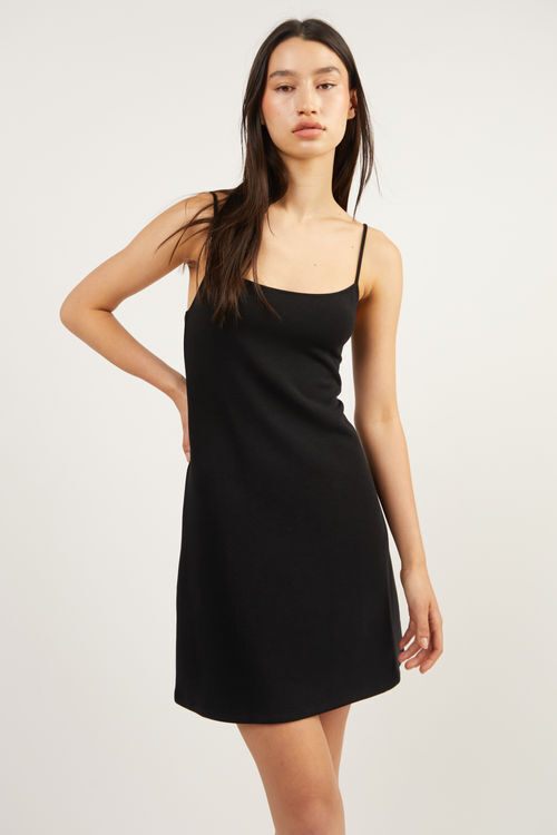 Spaghetti Strap Body - Black  Sustainable TENCEL™ Lace Trim