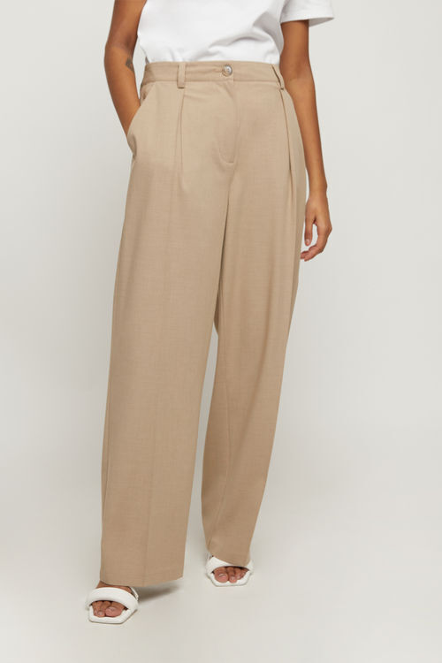 Taupe Trousers - Buy Taupe Trousers online in India