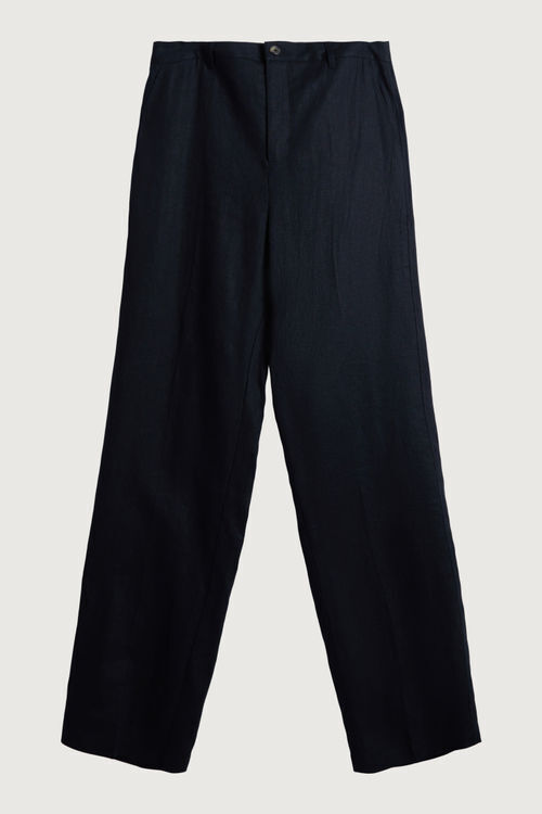 100% Linen Straight Leg Pant | OAK + FORT