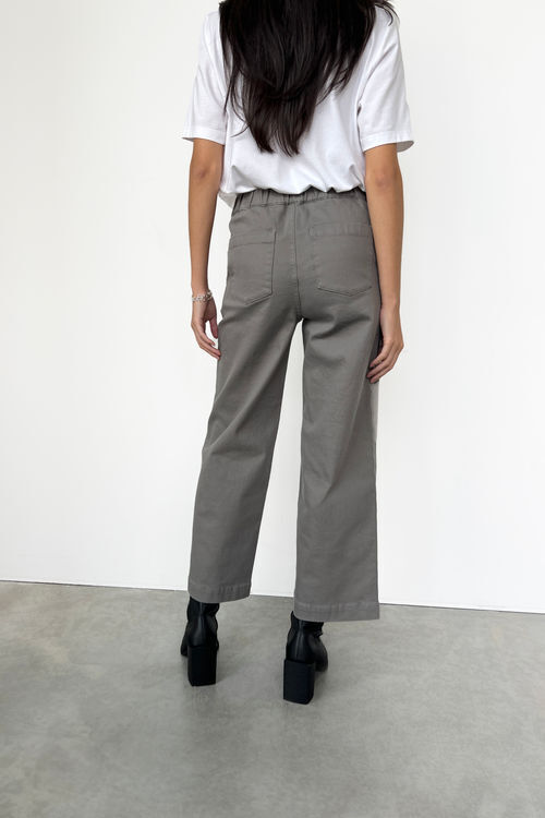 Silver wide-leg faux-leather pant, Icône, Shop Women%u2019s Wide-Leg Pants  Online in Canada